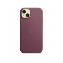 Custodia con Magsafe in Tessuto Fine Woven per iPhone 15 Plus - Gelso