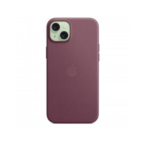 Custodia con Magsafe in Tessuto Fine Woven per iPhone 15 Plus - Gelso