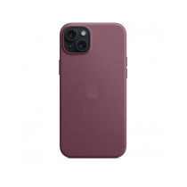 Custodia con Magsafe in Tessuto Fine Woven per iPhone 15 Plus - Gelso