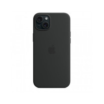 Custodia con Magsafe in Silicone per iPhone 15 Plus - Nero