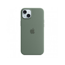 Custodia con Magsafe in Silicone per iPhone 15 Plus - Cipresso