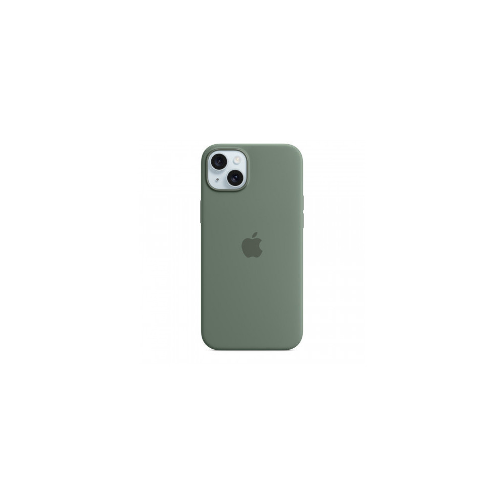 Custodia con Magsafe in Silicone per iPhone 15 Plus - Cipresso