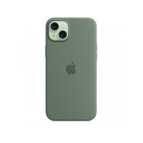 Custodia con Magsafe in Silicone per iPhone 15 Plus - Cipresso