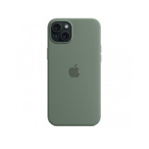 Custodia con Magsafe in Silicone per iPhone 15 Plus - Cipresso