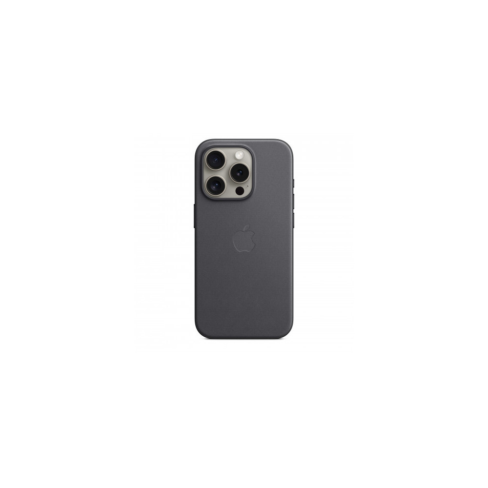iPhone 15 Pro Custodia MagSafe in tessuto FineWoven - Nero