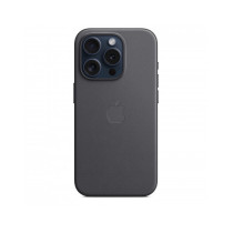 iPhone 15 Pro Custodia MagSafe in tessuto FineWoven - Nero