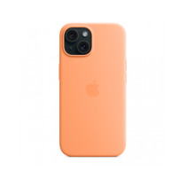 Custodia con Magsafe in Silicone per iPhone 15 - Aranciata