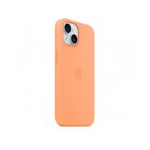Custodia con Magsafe in Silicone per iPhone 15 - Aranciata