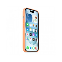Custodia con Magsafe in Silicone per iPhone 15 - Aranciata