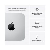 Mac Studio: Apple M4 Max chip con 14-core CPU e 32-core GPU, RAM 36GB, 512GB SSD