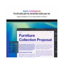 Mac Studio: Apple M3 Ultra chip con 28-core CPU e 60-core GPU, RAM 96GB, 1TB SSD