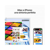 2023 - iMac 24" con Retina 4.5K display: Apple M3 chip con 8-core CPU e 10-core GPU, RAM 8GB, 512GB SSD - Argento