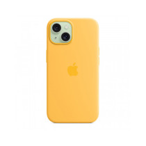 Custodia con Magsafe in Silicone per iPhone 15 - Sole