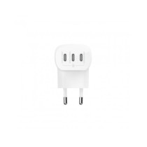 CARICABATTERIA BOOSTCHARGE DA PARETE A 3 PORTE USB-C CON PPS DA 67W CONCAVO USB-C 100W 5A