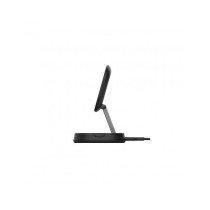 SUPPORTO PER RICARICA WIRELESS QI2 CONVERTIBILE 15W SENZA ALIMENTATORE - NERO