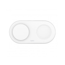 TAPPETINO DI RICARICA WIRLESS MAGNETICO 2IN1 15W QI2 - BIANCO