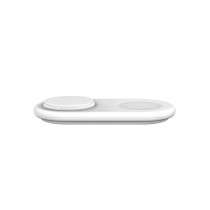 TAPPETINO DI RICARICA WIRLESS MAGNETICO 2IN1 15W QI2 - BIANCO