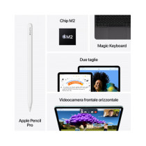 13-inch iPad Air Wi-Fi + Cellular 128GB (M2) - Blu