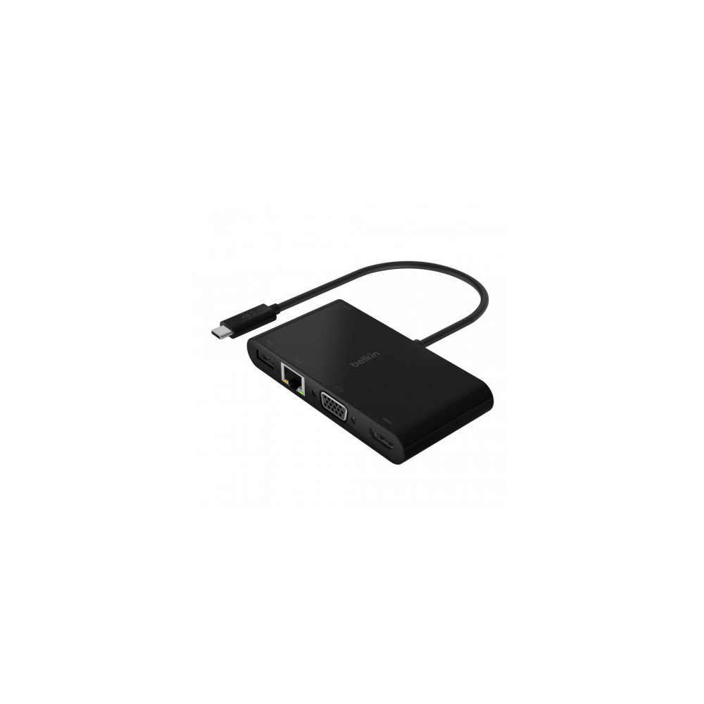 ADATTATORE MULTIMEDIALE USB-C - HDMI - VGA - USB - ETHERNET + RICARICA