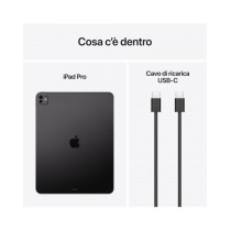 13-inch iPad Pro WiFi + Cellular 2TB (M4) con Vetro nanotexture - Nero siderale