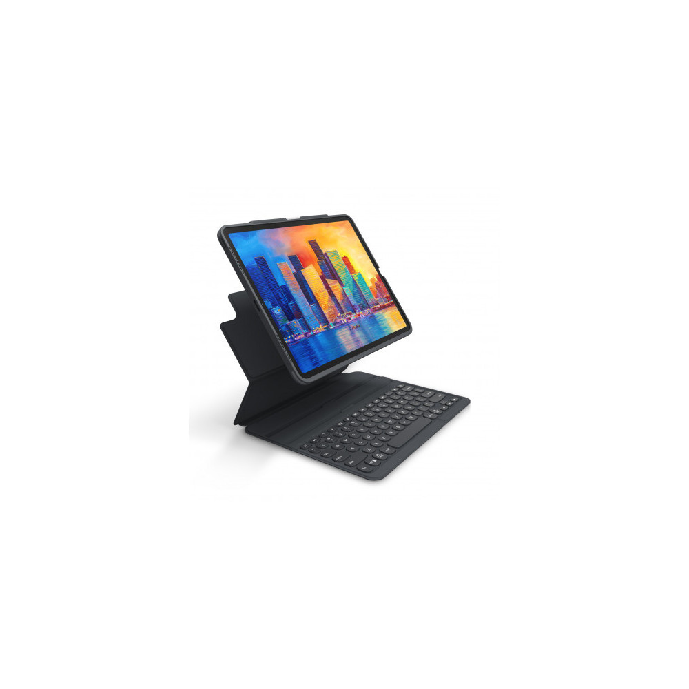 Zagg - Pro Keys Custodia con tast. per iPad Air 13"/ Pro 12.9" -BK/GY- Italiano