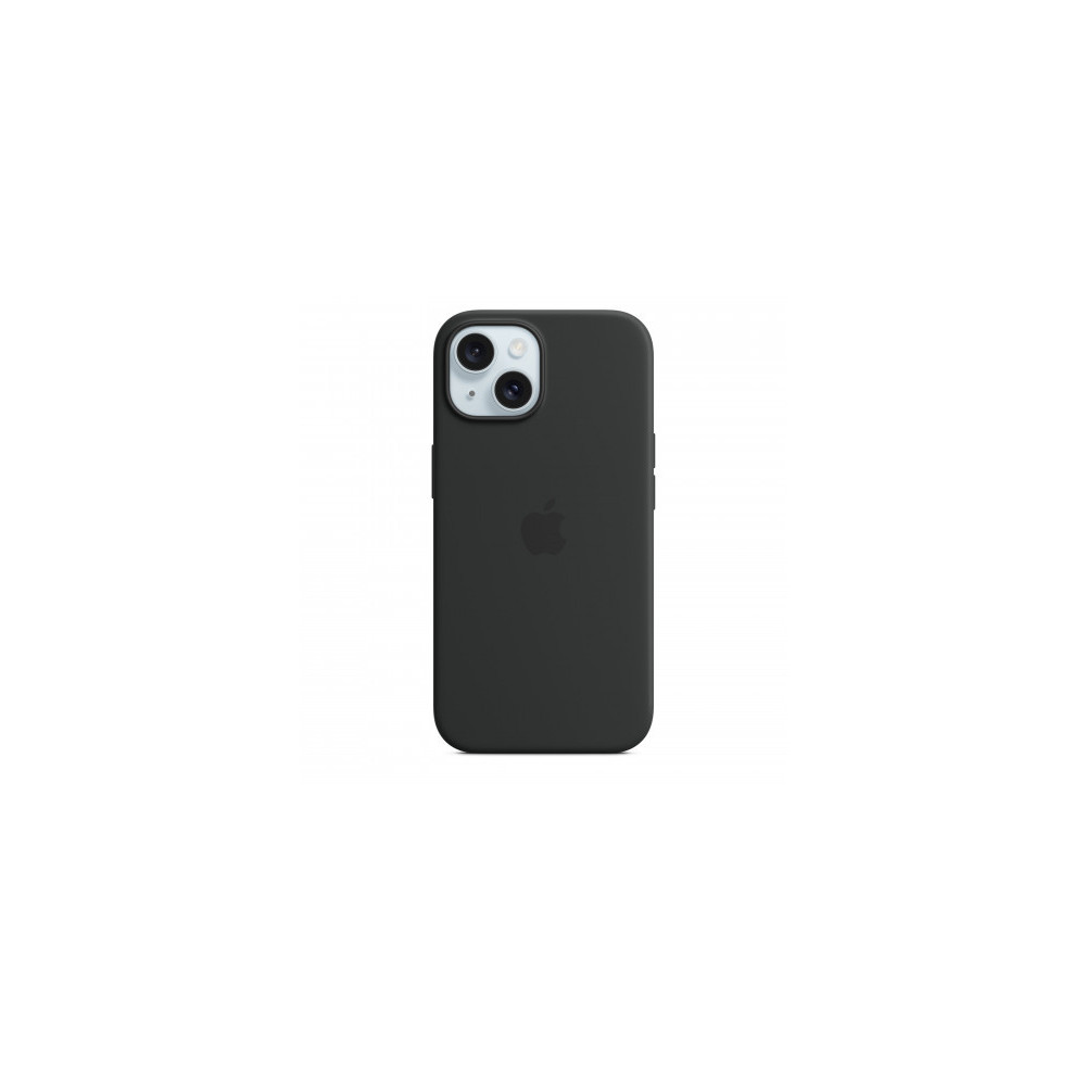 Custodia con Magsafe in Silicone per iPhone 15 - Nero