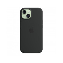 Custodia con Magsafe in Silicone per iPhone 15 - Nero