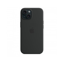 Custodia con Magsafe in Silicone per iPhone 15 - Nero
