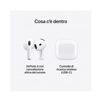 AirPods 4 con Cancellazione Attiva del Rumore