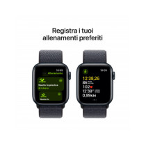Apple Watch SE GPS + Cellular 40mm Midnight Cassa Alluminio con Cinturino Loop Inchiostro