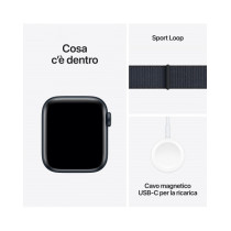 Apple Watch SE GPS + Cellular 40mm Midnight Cassa Alluminio con Cinturino Loop Inchiostro
