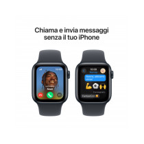 Apple Watch SE GPS + Cellular 40mm Midnight Cassa Alluminio con Cinturino Sport Mezzanotte - M/L