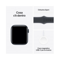 Apple Watch SE GPS + Cellular 40mm Midnight Cassa Alluminio con Cinturino Sport Mezzanotte - M/L