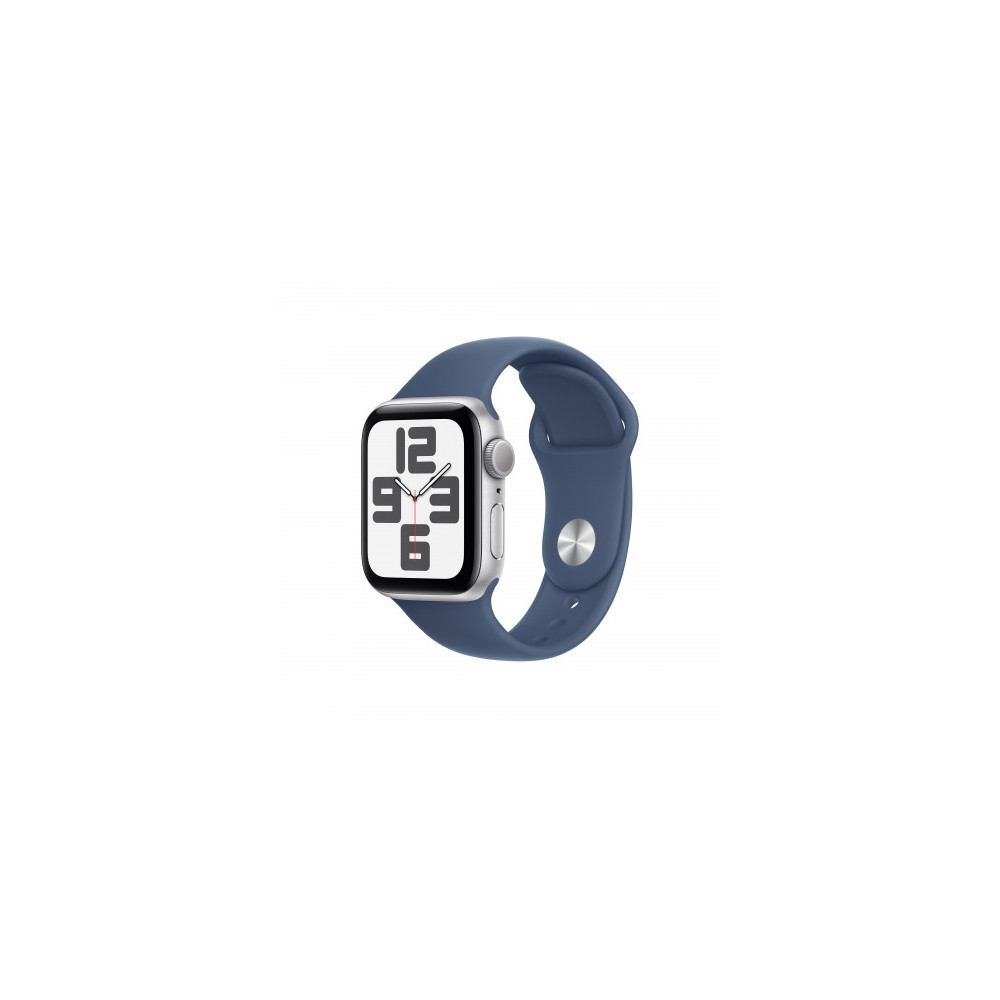 Apple Watch SE GPS 40mm Argento Cassa Alluminio con Denim Sport Band - M/L