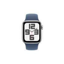 Apple Watch SE GPS 40mm Argento Cassa Alluminio con Denim Sport Band - M/L