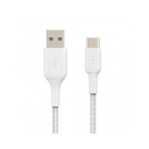 CAVO INTRECCIATO DA USB-C A USB-A 1M - BIANCO
