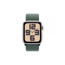Apple Watch SE GPS 40mm Galassia Cassa Alluminio con Cinturino Sport Loop Lago Verde