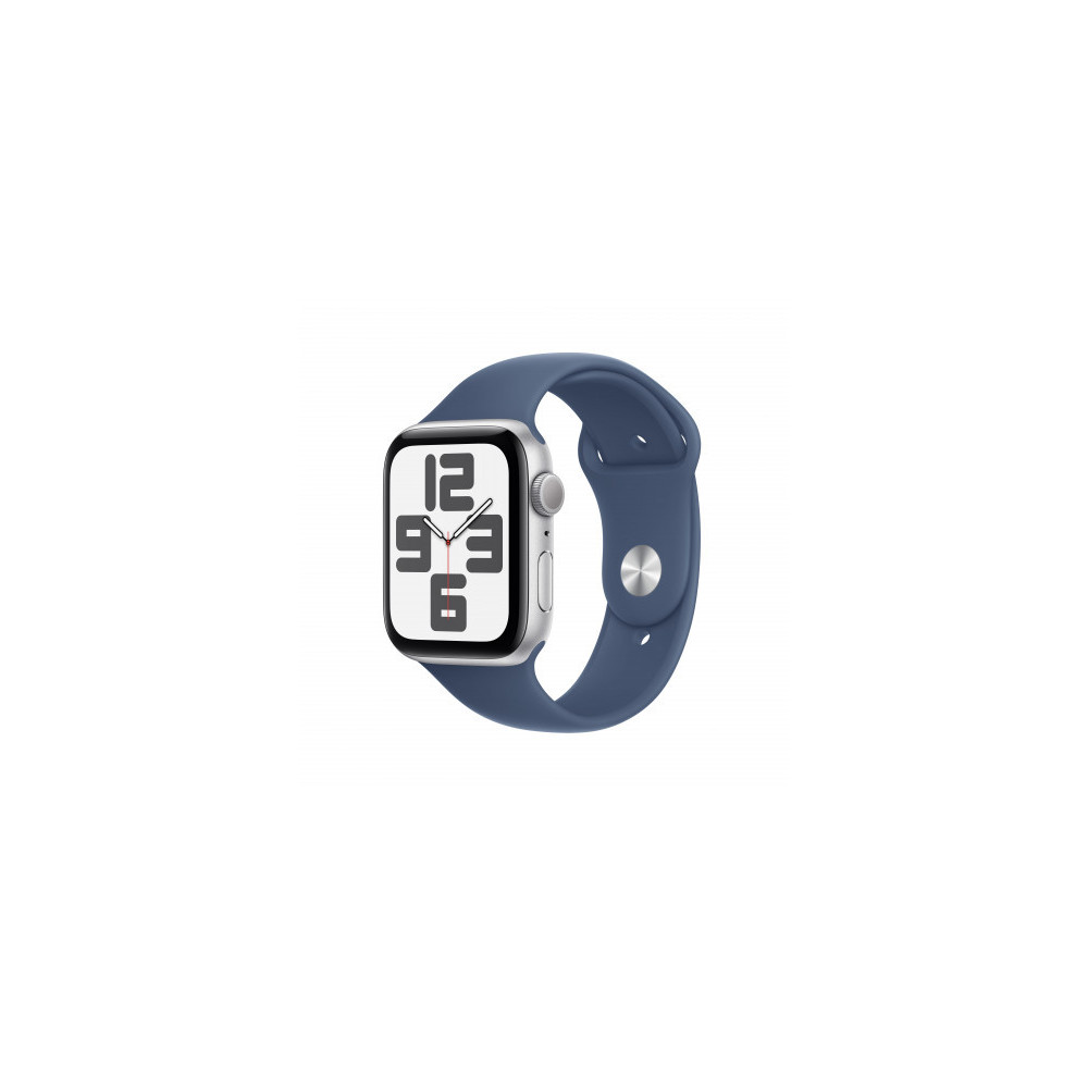 Apple Watch SE GPS 44mm Argento Cassa Alluminio con Denim Sport Band - M/L