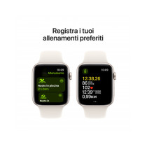 Apple Watch SE GPS 44mm Galassia Cassa Alluminio con Galassia Sport Band - M/L