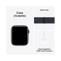 Apple Watch SE GPS 44mm Midnight Cassa Alluminio con Cinturino Loop Inchiostro