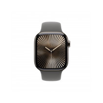 Apple Watch Series 10 GPS + Cellular 42mm Cassa Titanio Naturale con Stone Grey Sport Band - M/L