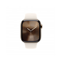 Apple Watch Series 10 GPS + Cellular 42mm Cassa Titanio Oro con Galassia Sport Band - M/L