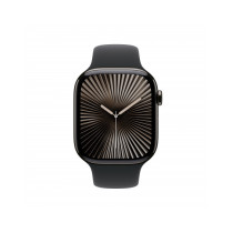 Apple Watch Series 10 GPS + Cellular 46mm Cassa Titanio Ardesia con Nero Sport Band - M/L
