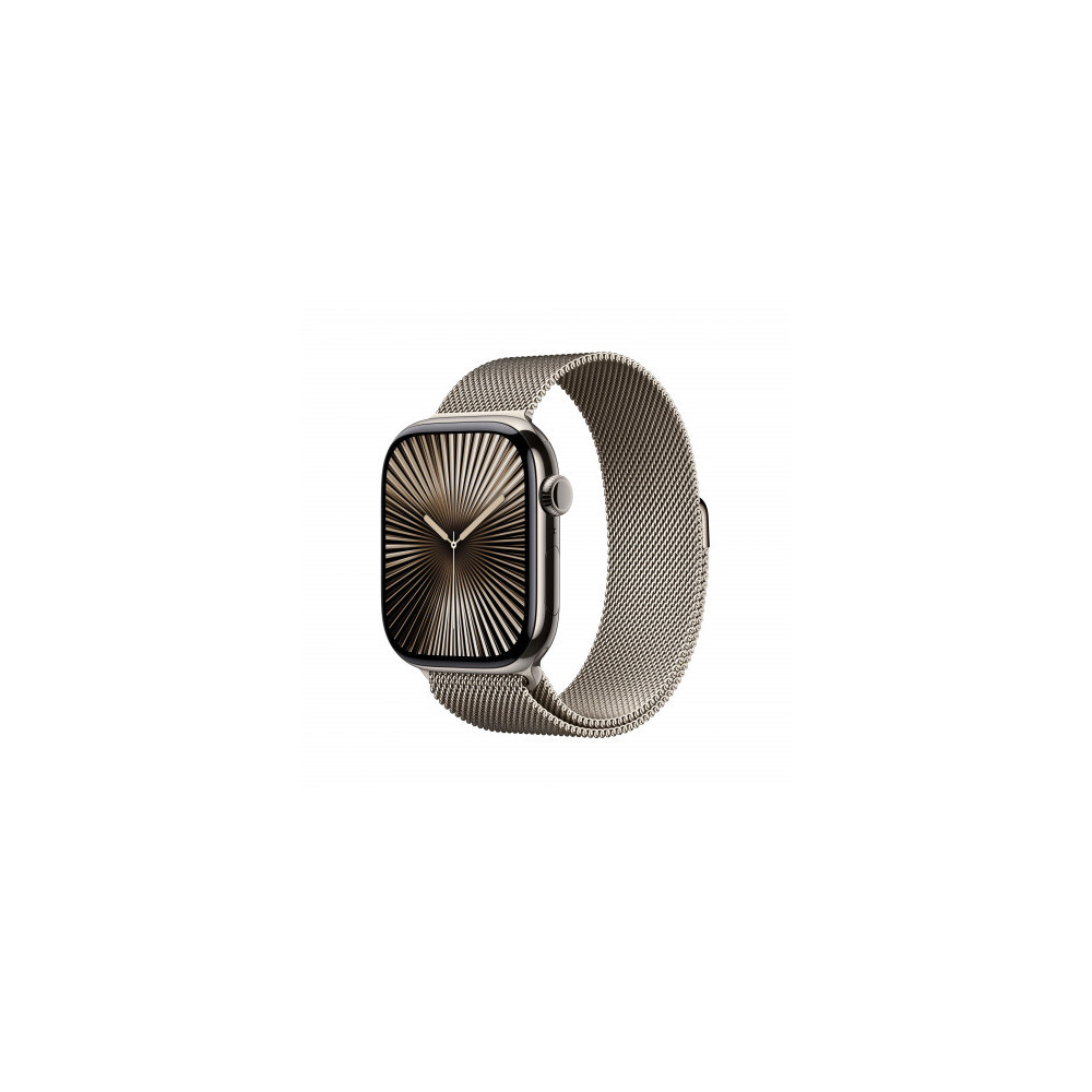 Apple Watch Series 10 GPS + Cellular 46mm Cassa Titanio Naturale con Natural Milanese Loop - M/L