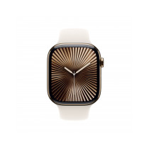 Apple Watch Series 10 GPS + Cellular 46mm Cassa Titanio Oro con Galassia Sport Band - M/L