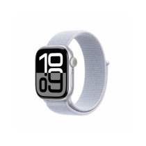 Apple Watch Series 10 GPS 42mm Argento Cassa Alluminio con Cinturino Sport Loop Nuvola Blu