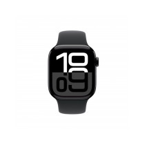 Apple Watch Series 10 GPS 42mm Jet Nero Cassa Alluminio con Nero Sport Band - M/L