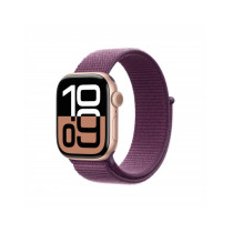 Apple Watch Series 10 GPS 42mm Rose Oro Cassa Alluminio con Plum Sport Loop