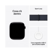 Apple Watch Series 10 GPS 46mm Jet Nero Cassa Alluminio con Cinturino Loop Inchiostro