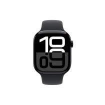 Apple Watch Series 10 GPS 46mm Jet Nero Cassa Alluminio con Nero Sport Band - M/L